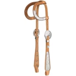 Silver Royal Show Headsdtall - Double Ear Berry Edge 3 Leather Colors. Fixed Price $99.90.