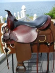 17'' High Horse Circle Y Park & Trail Sqh Bars Western Saddle Leather Cordura. Fixed Price $820.00.