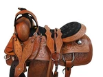 Team Roping Saddle Western Horse Roper 15 16 17 18 Ranch Tooled Leather Tack Set. Fixed Price $399.68.