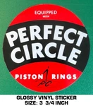 Perfect Circle Piston Rings Vintage 90'S Vinyl Decal Sticker-drag Racing-nhra. Fixed Price $9.47.