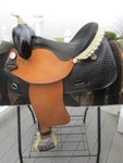 15'' Blue Ridge #9551 Full Qh Bars Western Barrel Saddle Usa. Fixed Price $550.00.