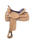 Tough Western Saddle Leather Seat Veriflex 15 1/2" Roughout RK19L. Fixed Price $789.83.
