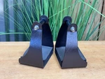Brown Trail Western Endurance Saddle Stirrups Rubber Treads Light Weight. Fixed Price $45.00.
