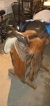 19'' Big Horn Trail # 256 Western Saddle Qh Bars Leather /cordura Usa. Fixed Price $450.00.