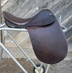 17.5/32CM Dressage Saddle Stubben By Brentwood For Tex Tan. Fixed Price $337.50.