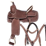 96SS Comfytack Rough Out Western Saddle Leather Trail Brown. Fixed Price $499.95.