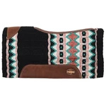 Klassy Cowgirl 28" X 30" Barrel Style Saddle Pad - Metallic Rose And Teal!. Fixed Price $103.46.