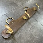 Vintage El Cid Leather & Brass Tack Rack Bridle Coat Hook Western Saddle Shop. Fixed Price $109.99.