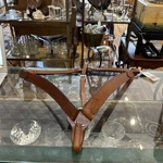 New Tough One Medium Oiled Leather Breast Collar Adjustable: 1-1/2" 1-1/4. Fixed Price $28.00.