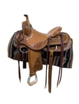 15.5'' Inch New Scott Thomas Western Ranch Cutting Saddle 1-1249. Fixed Price $2785.00.