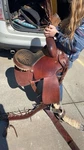 Corriente Barrel Saddle 14 Seat. 7 Gullet. Fixed Price $650.00.