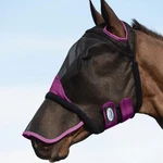 Weatherbeeta Comfitec Durable Mesh Fly Mask W/nose, Black & Purple. Fixed Price $33.93.