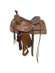 15 Inch Used Bob's Custom Western Reining Saddle 999-10412. Fixed Price $2995.54.