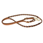 8 Feet Hilason Western Horse American Leather Laced Barrel Roper Reins. Fixed Price $39.99.
