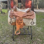 Jim Taylor Reining Saddle. Fixed Price $2150.00.