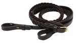 Challenger 54" X 1/2" Full Horse English Braided Brown Leather Reins 805LR02BR. Fixed Price $51.99.