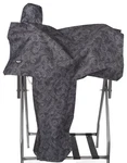 Tough 1 Heavy Denier Nylon Saddle Cover Prints Tooled Leather Black. Fixed Price $43.92.