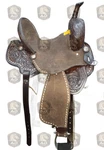 Premium Hand-tooled Western Barrel Leather Brown Horse Riding Saddles. Fixed Price $499.99.