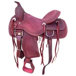 Western Adult Ranch Horse Saddle Double Skirt Leather Full Qh Bars. Fixed Price $799.99.