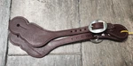 New Western Weaver Leather Spur Straps In Burgundy Brown Color. Fixed Price $29.99.