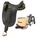 Australian Outrider Stock Poley Saddle Or Pkg- Black Sizes 16",17",18",19". Fixed Price $451.13.
