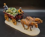Department 56 Bachman's 110TH Anniversary Horse-drawn Squash Cart, 1995 Nib. Fixed Price $19.00.