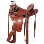 C-M-15 Western Horse Wade Saddle Leather Ranch Roping Mahogany Hilason. Fixed Price $749.95.