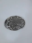 Nocona Western Oval Belt Buckle Texas Tough. Fixed Price $15.00.