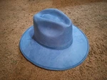 Vintage Mx Royal Blue Cowboy Hat Made Mexico Size Felt Very Nice Unique Htf. Fixed Price $29.98.