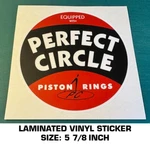 Perfect Circle Piston Rings Vinyl Decal Sticker - Vintage Nascar Road Racing. Fixed Price $10.20.