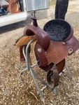 Circle High Horse Barrel Saddle, Barely Used, Call Text 270-597-7665. Fixed Price $1400.00.
