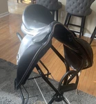 Prestige Italia Lc Dressage Saddle, 16.5 Seat, Leather.. Fixed Price $2000.00.