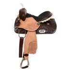Double Barrel Style Horse Saddle Size Available: 14", 15", 16". Fixed Price $360.00.