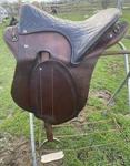 Used 17" Genuine Buena Vista Gaited Horse Plantation Saddle W/fenders. Fixed Price $195.00.
