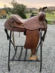 Horse Tack - 14 Keystone Youth Western Saddle. Fixed Price $225.00.