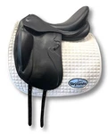 Hold: Used Prestige X-optimax Size 18" Dressage Saddle Black. Fixed Price $3800.00.