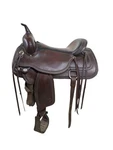 16.5 Inch Used Circle Y Topeka Western Trail Saddle Wide Tree 800-9666. Fixed Price $1716.66.