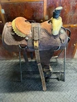 Billy Cook Roping Saddle 15.5 Inch Used Older Model Very Good Condition. Fixed Price $750.00.