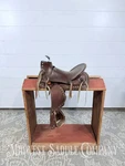 12 Vintage Bona Allen Western Youth Pony Saddle, Silver Dots & Horn 4.5 Gullet. Fixed Price $336.00.