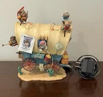 Mr Christmas Animated Western Wagon Mouse Music Box Lights Tested Working. Fixed Price $105.00.