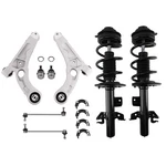8PC Front Struts + Control Arms Sway Bar Tie Rod For Jeep Cherokee 2014-2018 Fwd. Fixed Price $268.78.