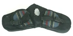 Abetta Brand Southwestern Style Blue Nylon Horn Bag 23405BU. Fixed Price $32.00.