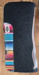 Cactus Saddlery Pad Serape Wool Felt Western Horse Tack Black 29X27 Fallo. Fixed Price $135.00.
