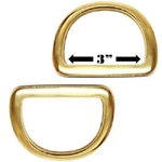 New 2 Pack Of Saddle Replacement Dees 3" Solid Brass. Fixed Price $27.99.