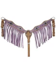 Tough Western Breast Collar Floral Sweet Pea Mini Tan Purple 45-7951. Fixed Price $91.83.