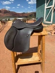 Wintec All-purpose 500 Saddle, Brown, 18 " Seat, Excellent Condition, Flocked. Fixed Price $300.00.