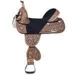 Treeless Western Trail Barrel Racing American Leather Saddle Hilason. Fixed Price $749.95.