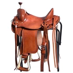 Bh 14 Hilason Western Horse Ranch Roping Roper American Leather Saddle Oiled. Fixed Price $749.95.