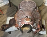 Circle Y High Horse Trail Saddle 15. Fixed Price $850.00.