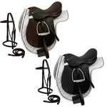 All-purpose English Saddle Complete Starter Set 14" 15" 16" 17" 18" New. Fixed Price $199.90.